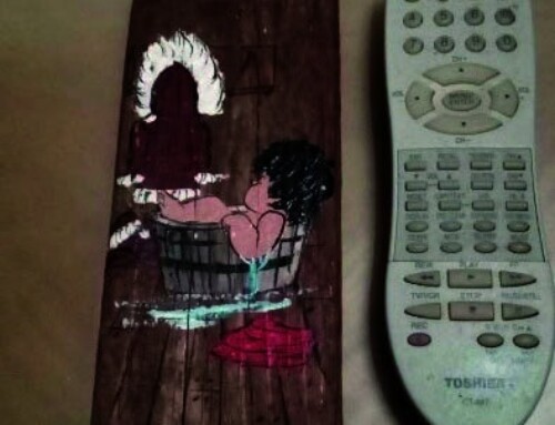 Curious driftwood art found on Jersey shore